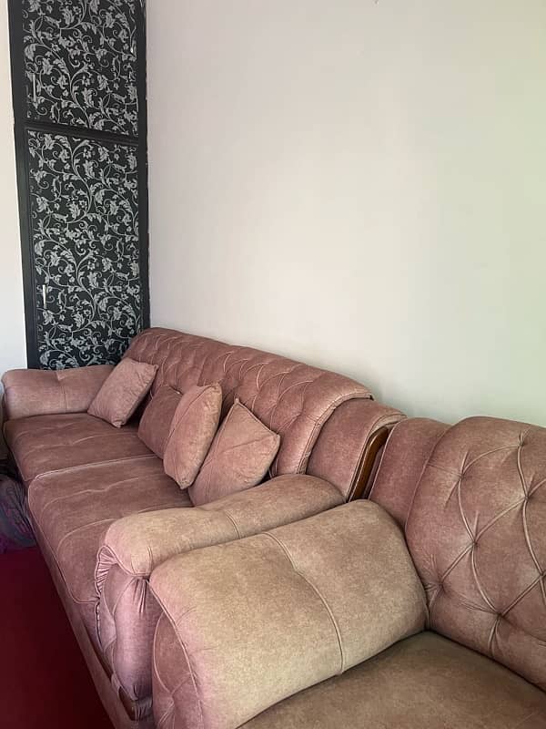 5 seater wide big size sofa set 0