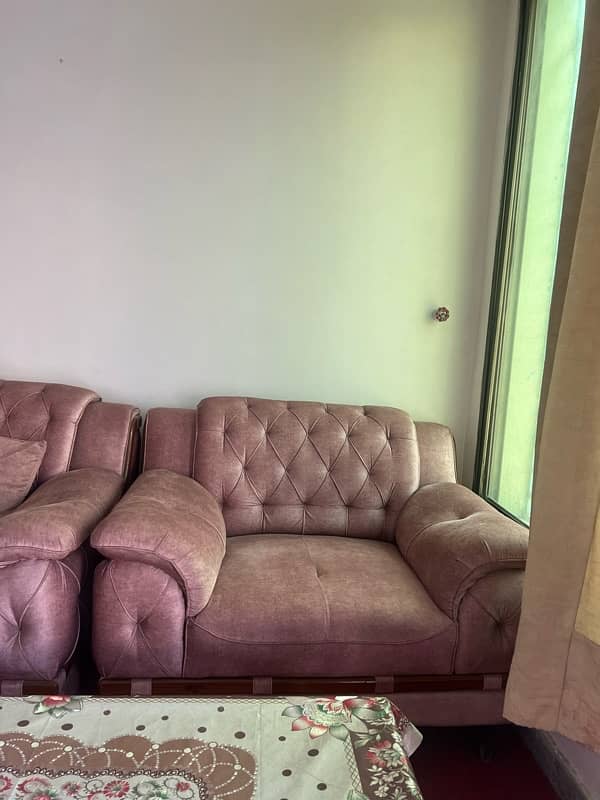 5 seater wide big size sofa set 1