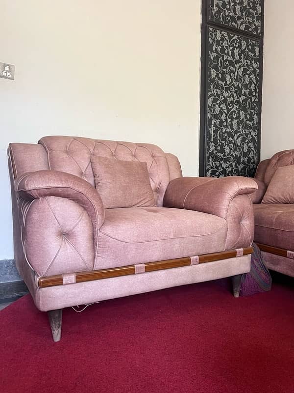 5 seater wide big size sofa set 2