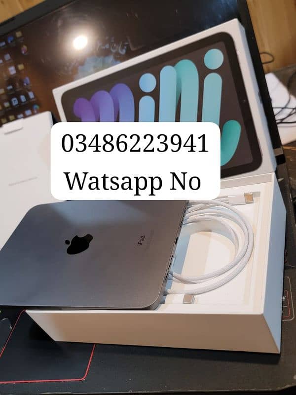 iPad Mini 6 256GB With Full Box # Watsapp. 03486223941 2