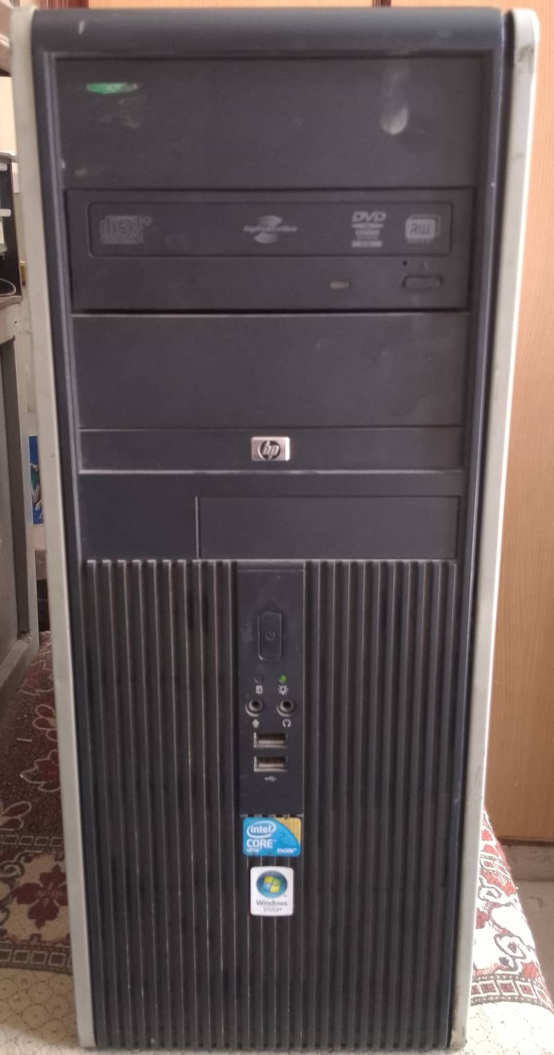 HP complete computer set 4 GB 250 GB for sell 1