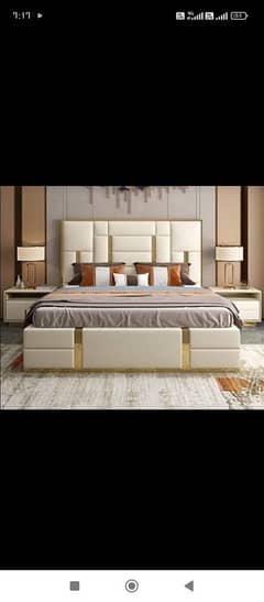 Bed / bed set / king size bed / wooden bed / double bed /chinioti bed