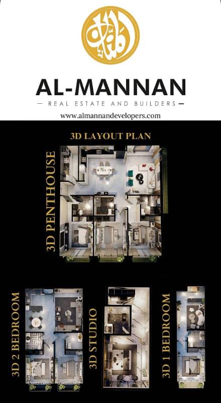 1 bed apartment avail on 3 years instalment plan in Arabian 99 Mall 0