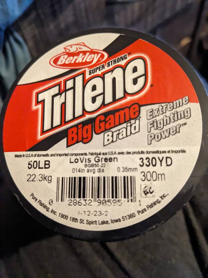 Trilene Big Game Braid 50 lb | 22.6 kg 300M Spools 0