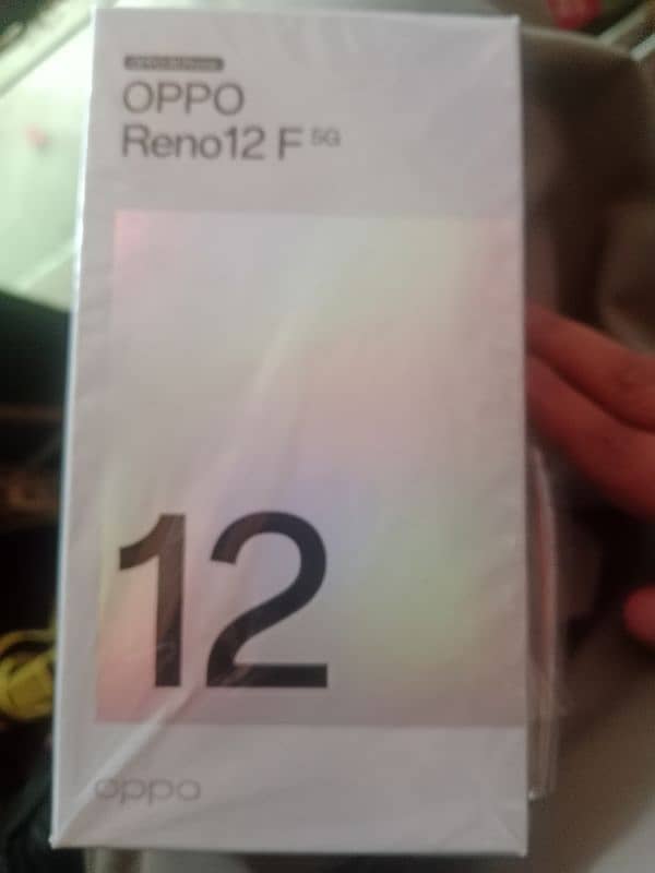 Reno 12F 12GB 256Gb just box open 1