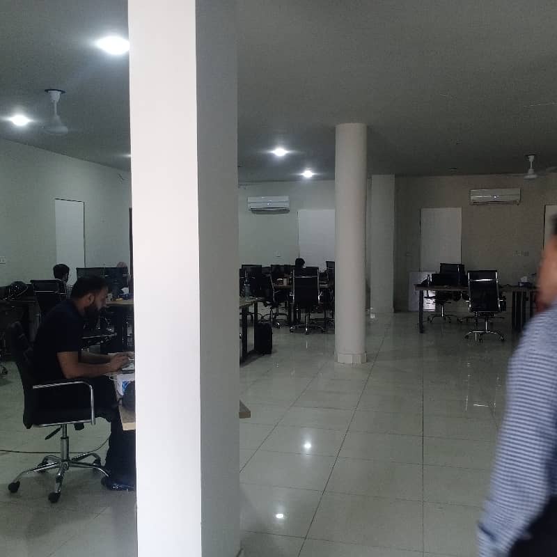 Commercial Semi Furnished Floor Available For Software House and Cooperate Office. 19