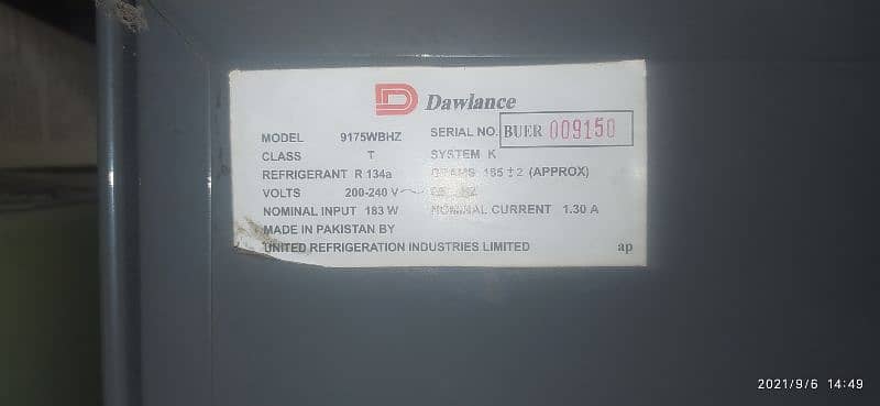 Fridge Dawlance H-Zone & National Japanese for sale 3