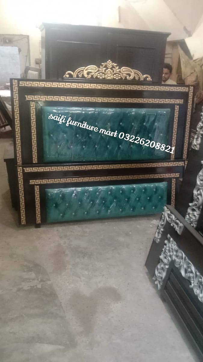 bed / double bed / king size bed / wooden bed / polish bed / bed set 2