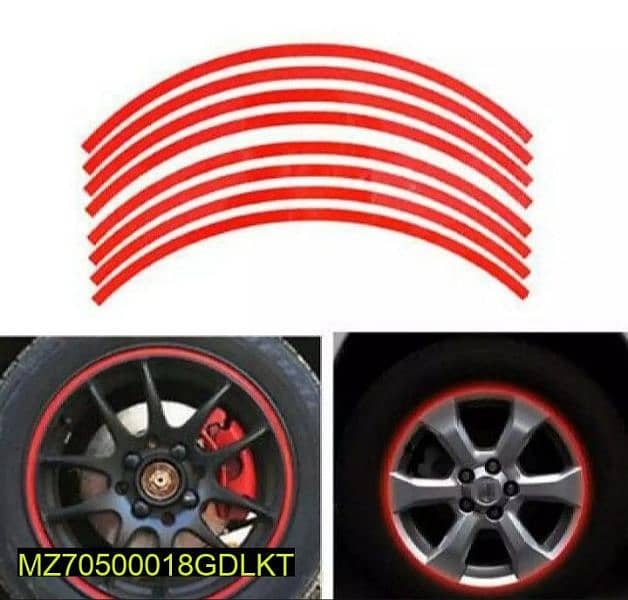 Rim stickers for cars & bikes 1