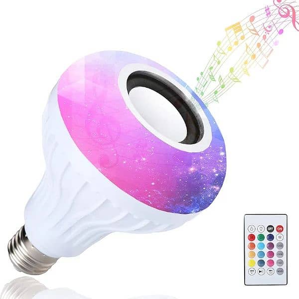 LED RGB Bulb Light Smart Bluetooth Music Speaker 0