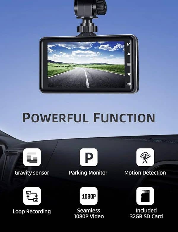 IIWEY DC-03 DUAL DASHCAMERA FOR CAR 1