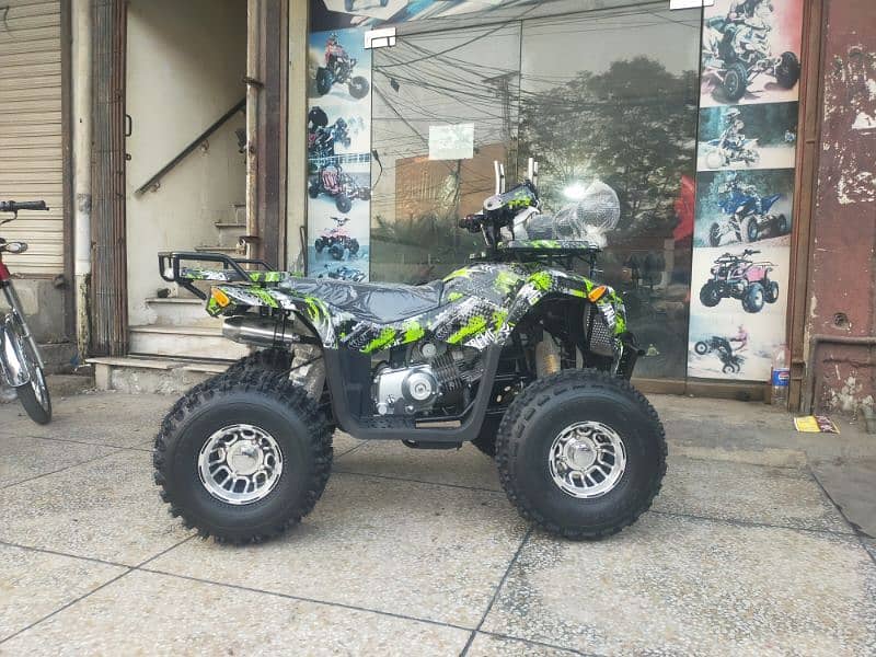 Zero Metre 150cc Sports Allowy Rims Atv Quad Bikes Delivery In All Pak 1