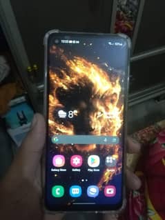 Sumsung A21s official pta approved dual sim Glass crack uper corner sa