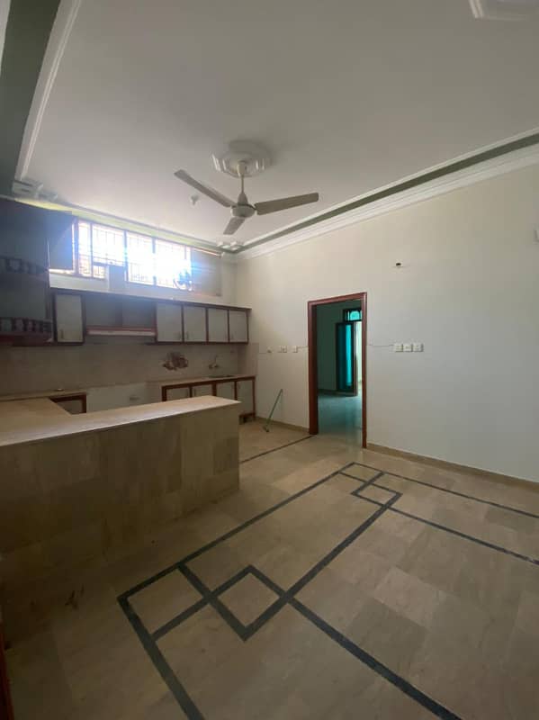 three bed dd 1st floor portion for rent in johar 2