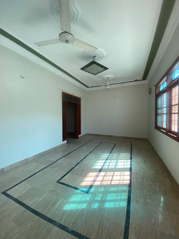 three bed dd 1st floor portion for rent in johar 4