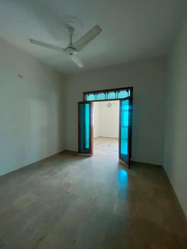 three bed dd 1st floor portion for rent in johar 7