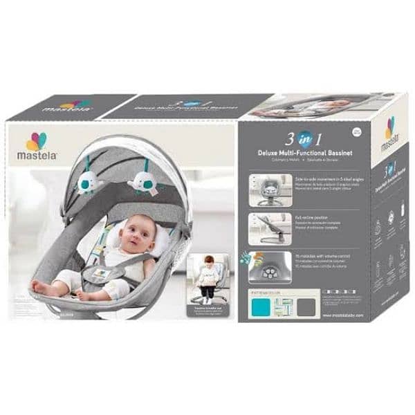 Mastela 3-in-1 Deluxe Baby Electric Swing | Brand New Condition 0