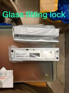 electric glass fitting door lock access control system offices use