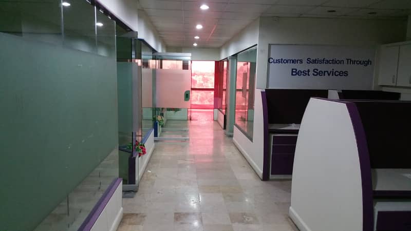 Sami furnished office for rent 2200sqft in shahar e Faisal. 1