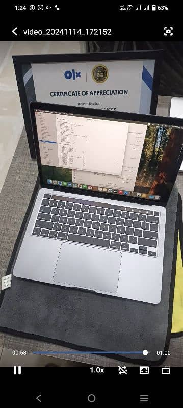 25 UNITS AVAILABLE MACBOOK PRO M1 2020 CTO 13 TOUCHBAR 16GB RAM 256GB 0