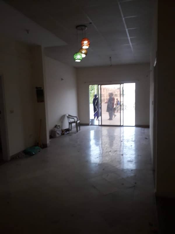 three bed dd 1st floor portion for rent in johar 3