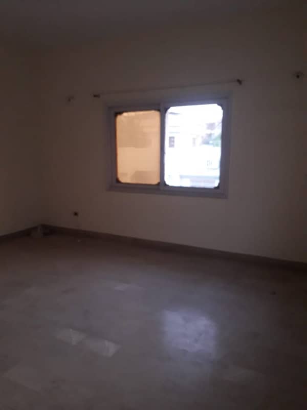 three bed dd 1st floor portion for rent in johar 7