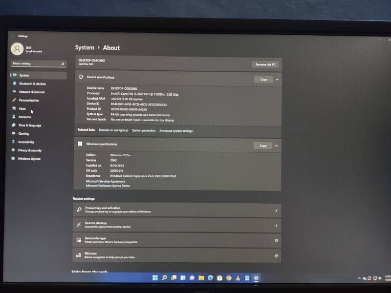 Desktop Core i3 4