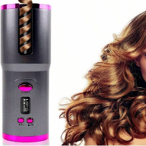 CORDLESS AUTOMATIC HAIR CURLER HG-008 1