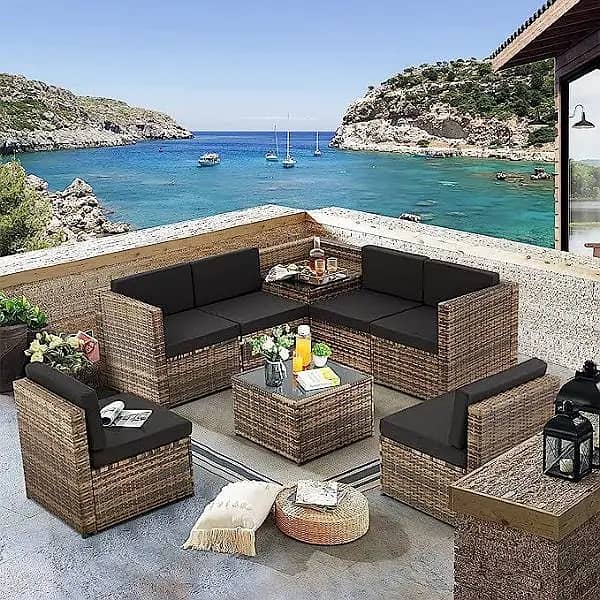 rattan furniture /rattan sofa/rattan chairs/garden sofa/cafe furnitur 19