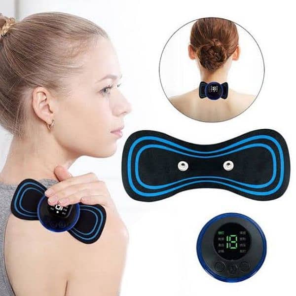 Portable Mini Electric Neck Massager Cervical Massage Kit 1