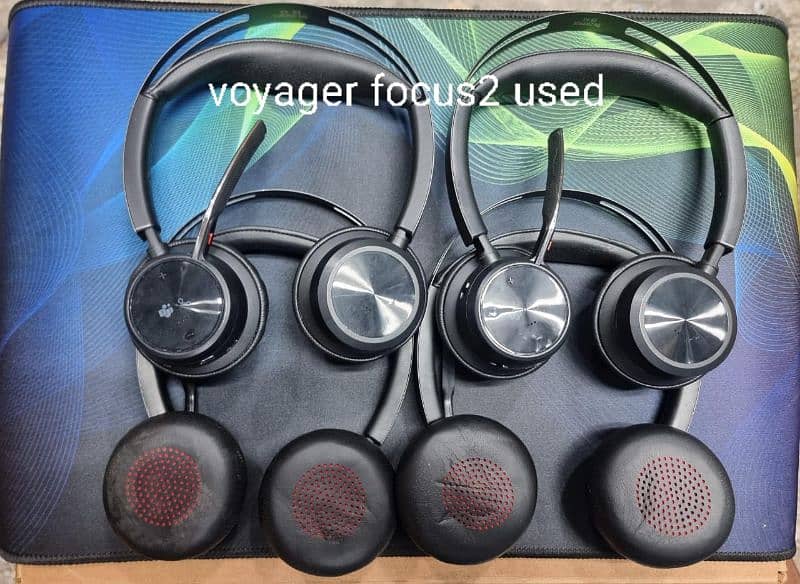 VOYAGER FOCUS 2 BLUETOOTH &WIRELESS HEADPHONE 6