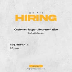 Customer Support Representative