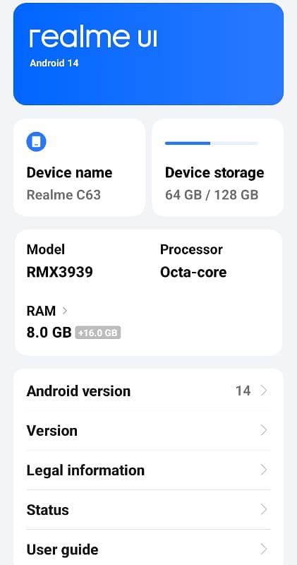 Realme C63 5