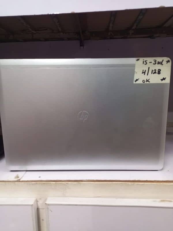 HP laptop i5 4 generation. ram 4 128 ssd 0