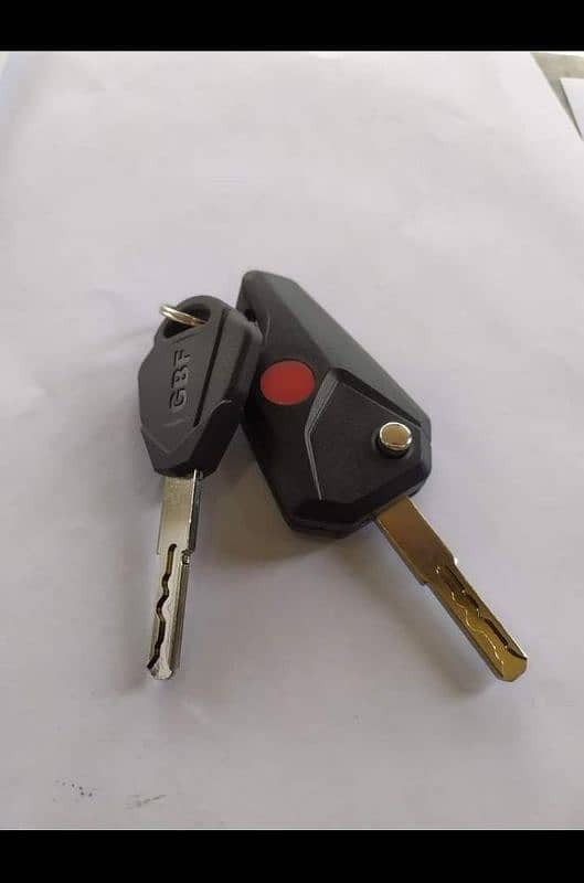 3 piece Lock set CD70 computer key with Extra key for motorcycle 0