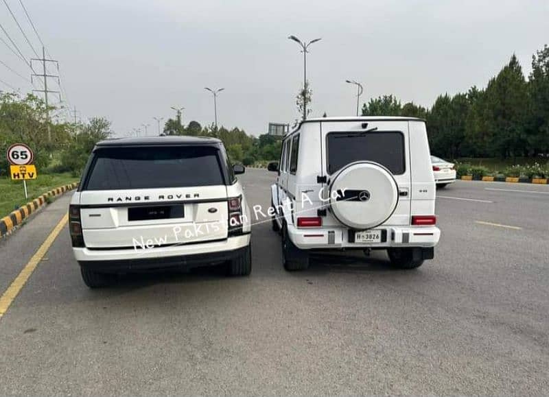 Range Rover for rent in islamabad S Class, Prado, C Class, Civic, BRV 1