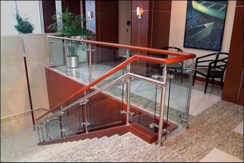 Glass Railing / Stair glass railing /Glass stair railing/Terrace glass 2