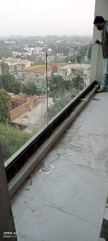 Glass Railing / Stair glass railing /Glass stair railing/Terrace glass 10