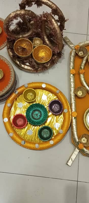 Mehndi plates and thal 2