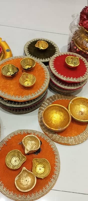 Mehndi plates and thal 6