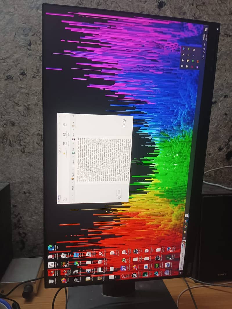 24 inch IPS 2k borderless Lenovo monitor 75Hz, 100%sRGB A+ 10/10 0