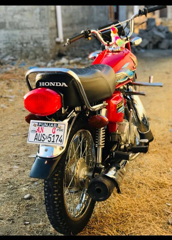 Honda125 2024 urgently sale .  new Condition 1