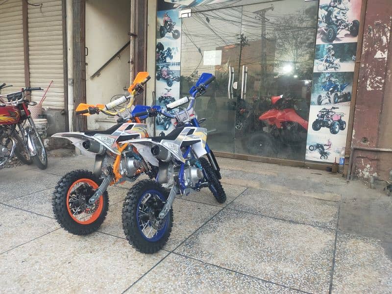 Brand New 124cc Mini Dirt Bikes & Atv Quad Bikes Delivery In All Pak 1