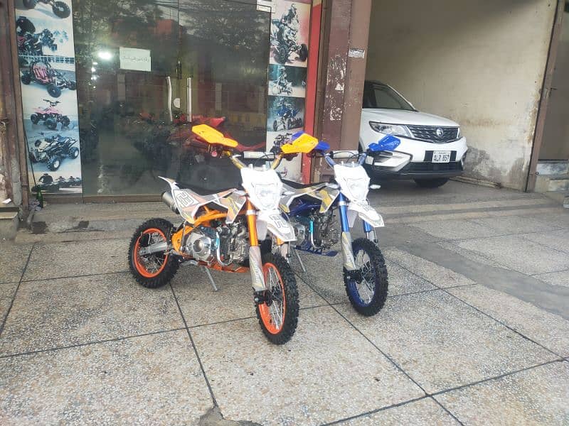 Brand New 124cc Mini Dirt Bikes & Atv Quad Bikes Delivery In All Pak 2