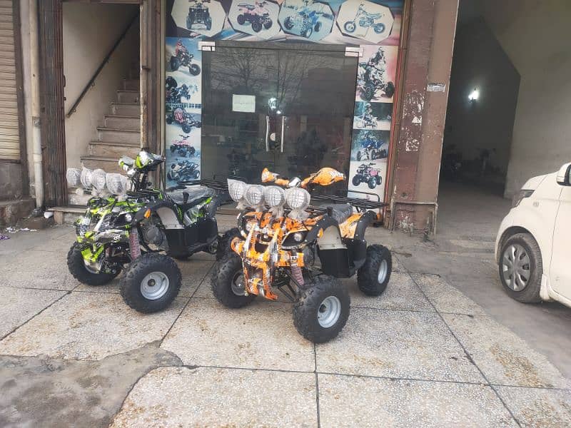 125cc Reverse Gear Atv Quad 4 Wheels Bikes Delivery In All Pakistan 3