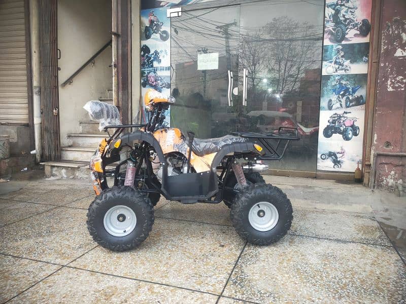 125cc Reverse Gear Atv Quad 4 Wheels Bikes Delivery In All Pakistan 4