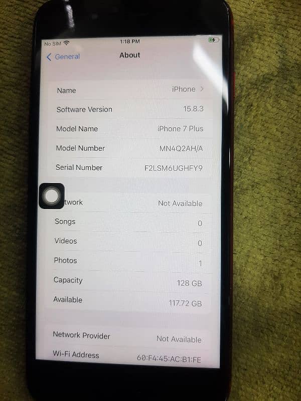 i phone 7 plus pta 128 GB pta appruwd 6