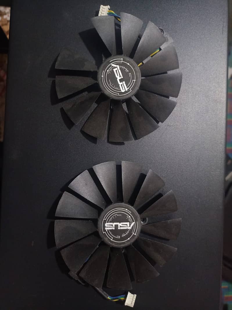 Asus Dual GPU Graphic Card Fan For GTX 1080 Ti GTX RX570 580 0