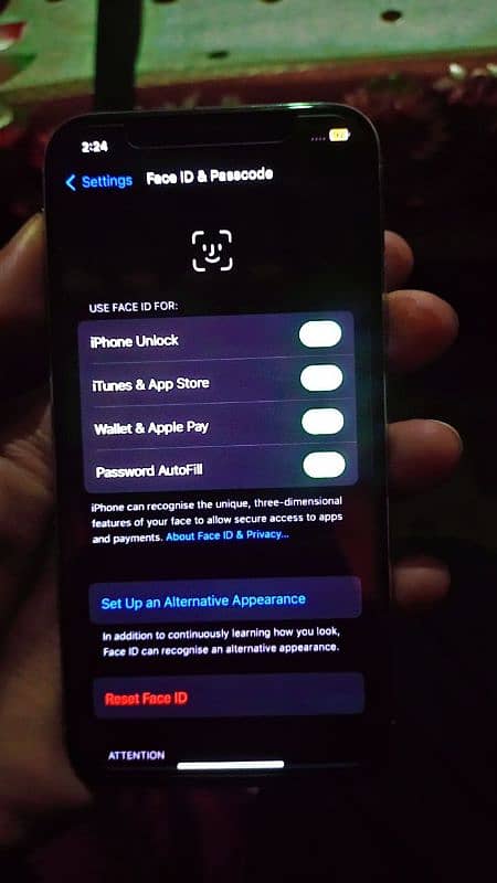 I phone x non pta face id all okay 10 by 10 condition 8