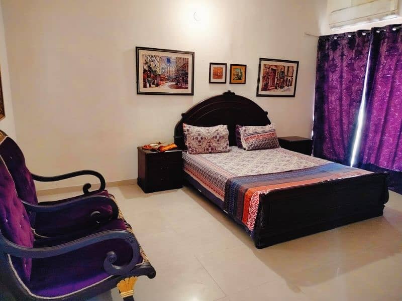 10 Marla Fully Furnished House Available 4 Short Stay!! Daily Rent 30K 15